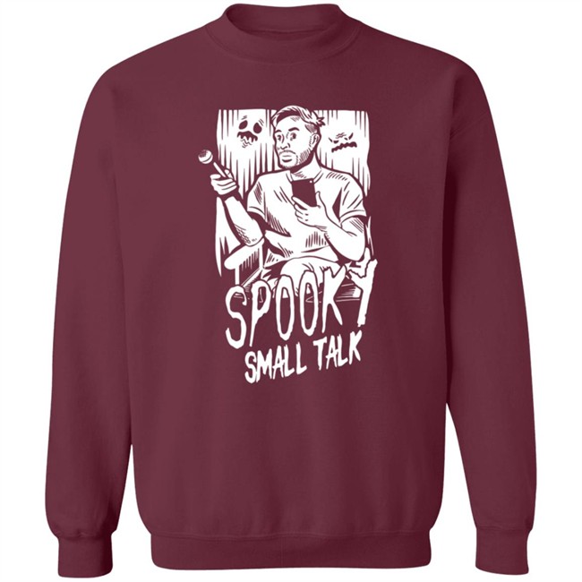 Gianthugs Merch Spooky Small Talk-The Host Glows In The Dark Shirt Gianthugs Merch Spooky Small Talk-The Host Glows In The Dark Shirt
