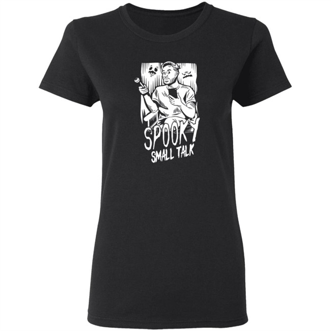 Gianthugs Merch Spooky Small Talk-The Host Glows In The Dark Shirt Gianthugs Merch Spooky Small Talk-The Host Glows In The Dark Shirt