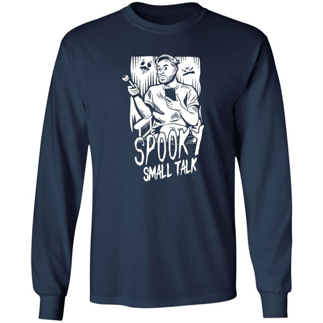 Gianthugs Merch Spooky Small Talk-The Host Glows In The Dark Shirt Gianthugs Merch Spooky Small Talk-The Host Glows In The Dark Shirt