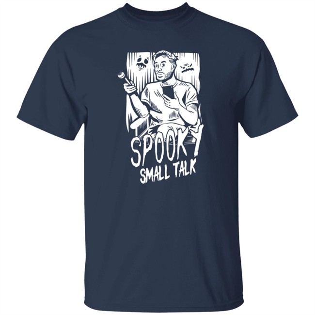 Gianthugs Merch Spooky Small Talk-The Host Glows In The Dark Shirt Gianthugs Merch Spooky Small Talk-The Host Glows In The Dark Shirt