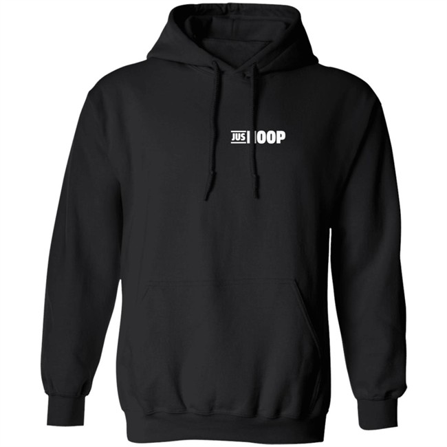 Jus Hoop Merch Jus Hoop Black Hoodie