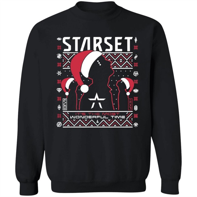 Starset Merch Wonderful Time Holiday Sweatshirt