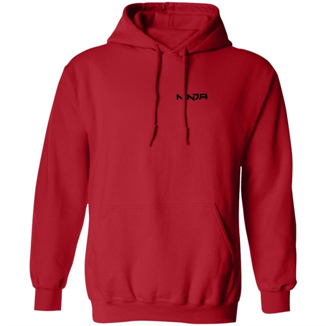 Team Ninja Merch Ninja Gamer Electric Red Hoodie