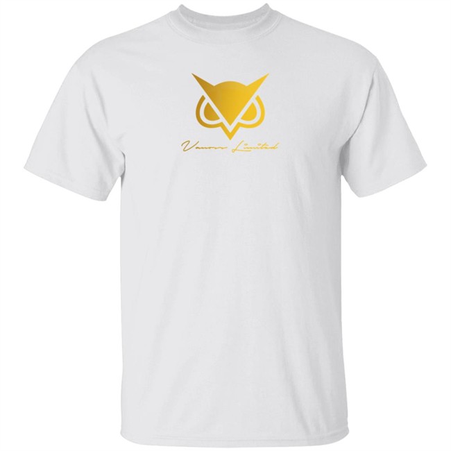 Vanoss Merch Gold Logo Masked Hoodie White Limited Edition