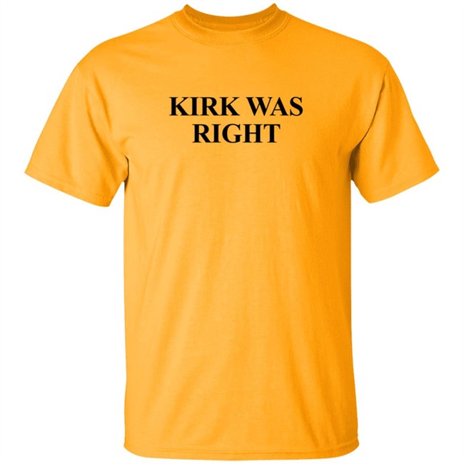 Kirk Was Right Tee Shirt Kirk Was Right Tee Shirt