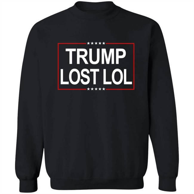 Trump Lost Lol Flag Outdoor Indoor Double Stitched-Polyester With Brass Grommets T Shirt Trump Lost Lol Flag Outdoor Indoor Double Stitched-Polyester With Brass Grommets T Shirt