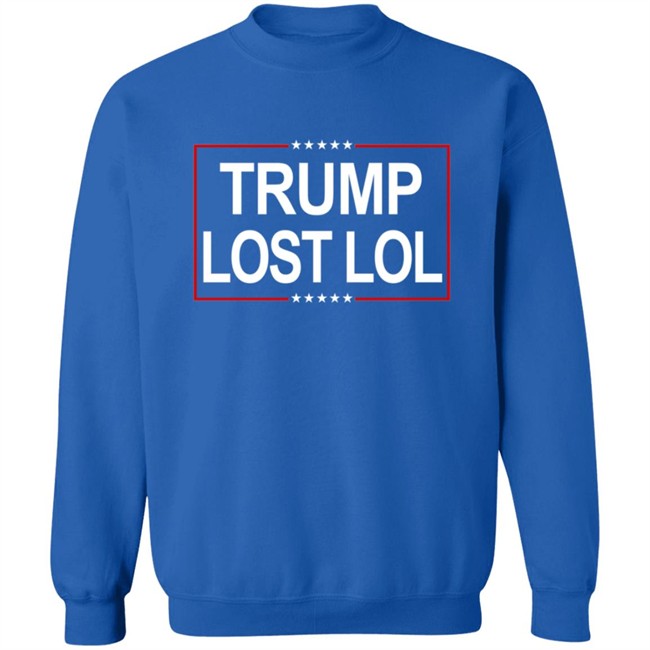 Trump Lost Lol Flag Outdoor Indoor Double Stitched-Polyester With Brass Grommets T Shirt Trump Lost Lol Flag Outdoor Indoor Double Stitched-Polyester With Brass Grommets T Shirt