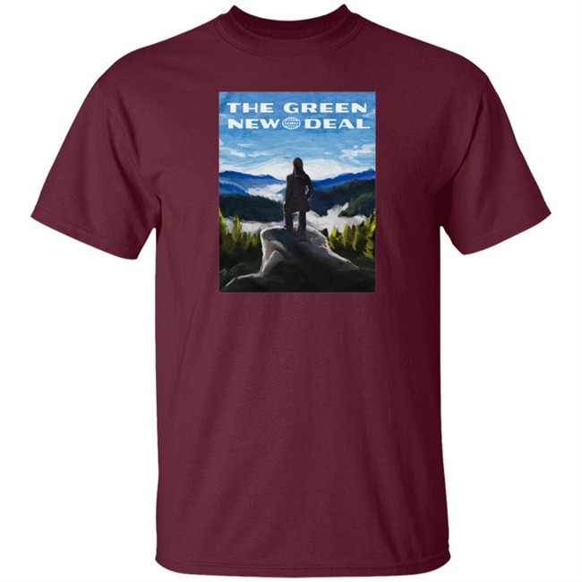 Aoc Shop The Green New Deal Illustration Tee Aoc Shop The Green New Deal Illustration Tee