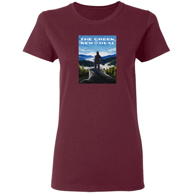 Aoc Shop The Green New Deal Illustration Tee Aoc Shop The Green New Deal Illustration Tee
