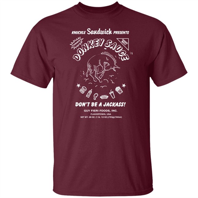 Guy Fieri Merchandise Donkey Sauce Tee Guy Fieri Merchandise Donkey Sauce Tee
