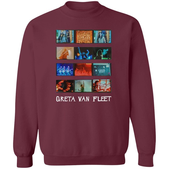 Greta Van Fleet Merch Collage T Shirt Greta Van Fleet Merch Collage T Shirt