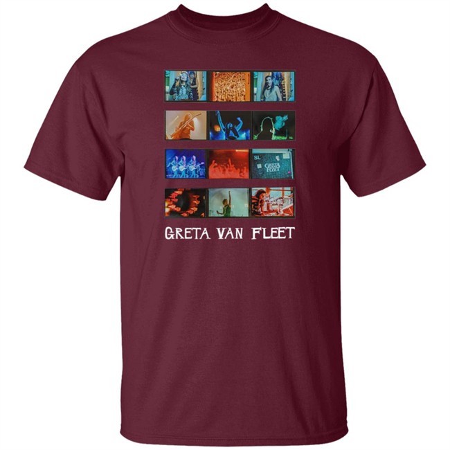 Greta Van Fleet Merch Collage T Shirt Greta Van Fleet Merch Collage T Shirt