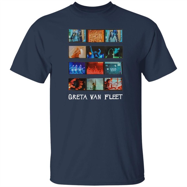 Greta Van Fleet Merch Collage T Shirt Greta Van Fleet Merch Collage T Shirt
