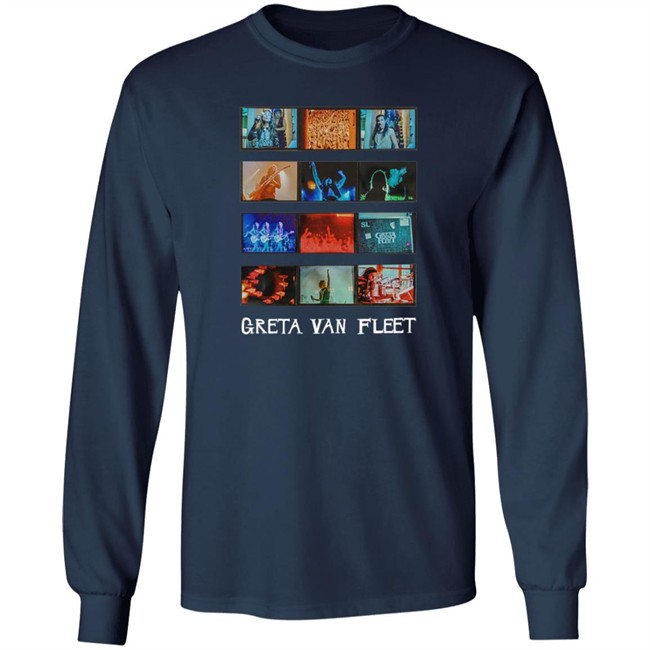 Greta Van Fleet Merch Collage T Shirt Greta Van Fleet Merch Collage T Shirt