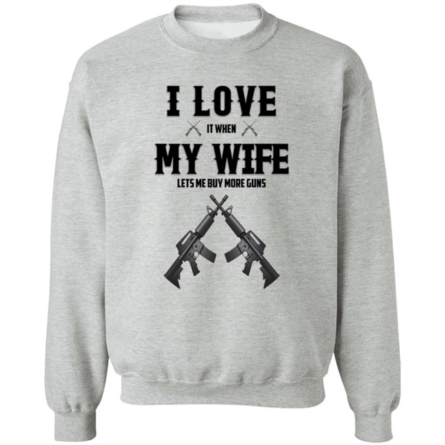 I Love My Wife And Gun Shirt I Love My Wife And Gun Shirt