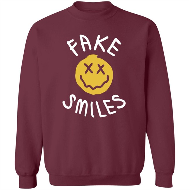 Phora Merch Fake Smiles Face Tee Phora Merch Fake Smiles Face Tee