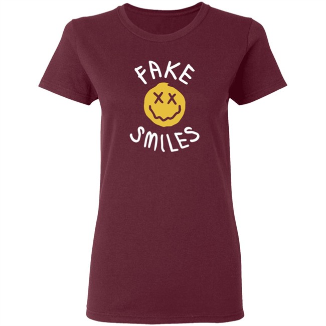 Phora Merch Fake Smiles Face Tee Phora Merch Fake Smiles Face Tee