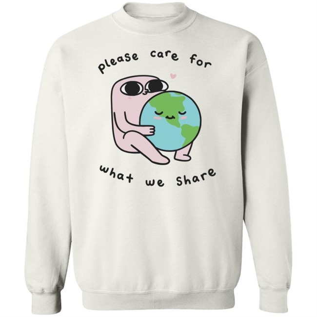 Ketnipz Merch Please Care For What We Share Long Sleeve T Shirt Ketnipz Merch Please Care For What We Share Long Sleeve T Shirt