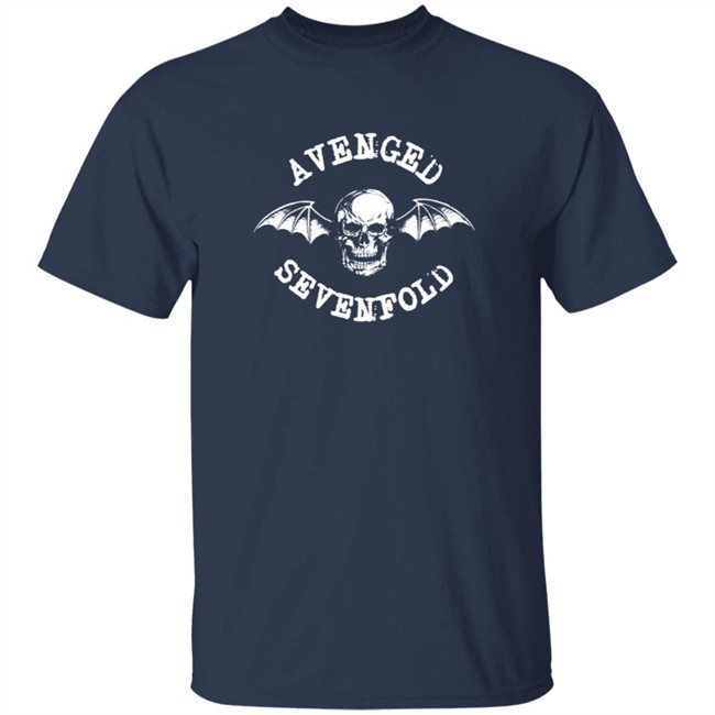 Avenged Sevenfold Merch Classic Deathbat Long Sleeve Tee Avenged Sevenfold Merch Classic Deathbat Long Sleeve Tee