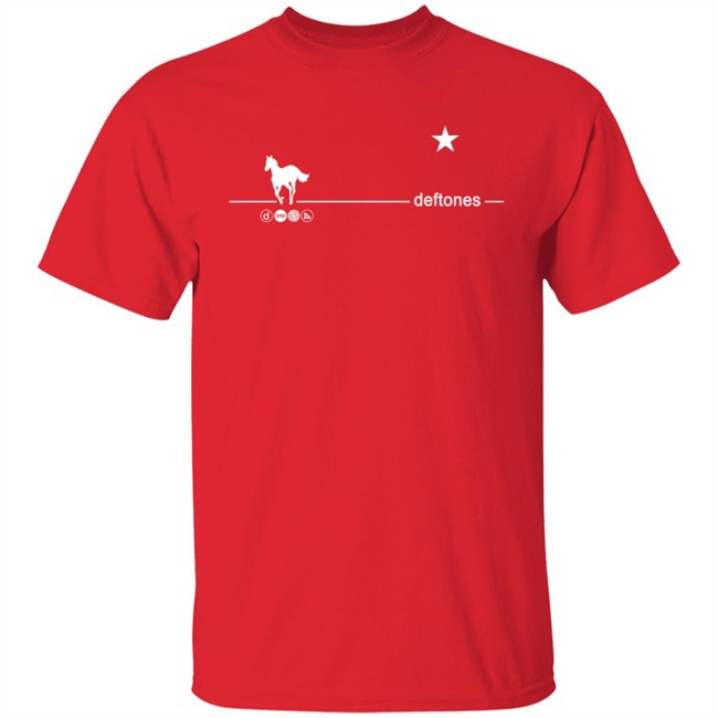 Deftones Merch White Pony 20Th Anniversary Red Shirt Deftones Merch White Pony 20Th Anniversary Red Shirt
