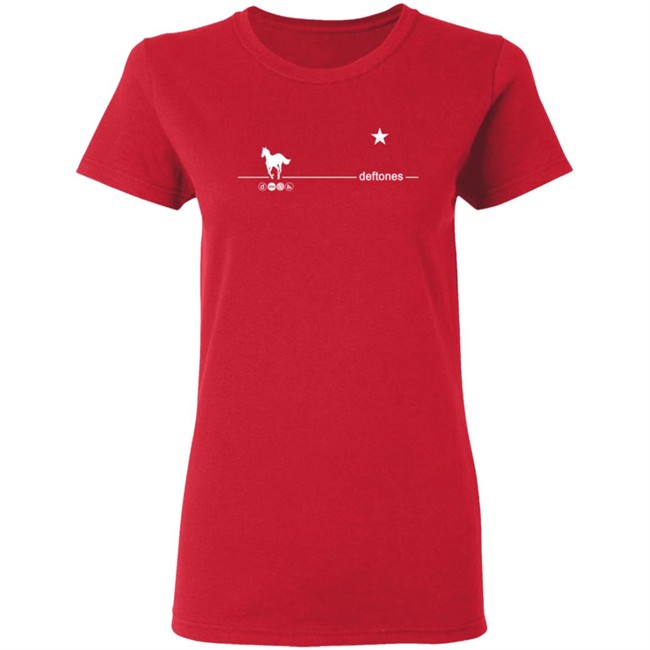 Deftones Merch White Pony 20Th Anniversary Red Shirt Deftones Merch White Pony 20Th Anniversary Red Shirt