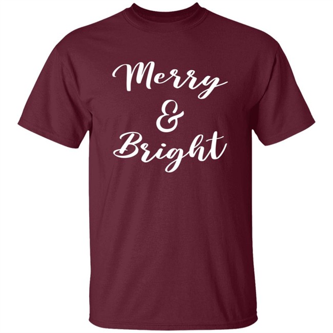 Elizabeth Roy Merry & Bright T Shirt Elizabeth Roy Merry & Bright T Shirt