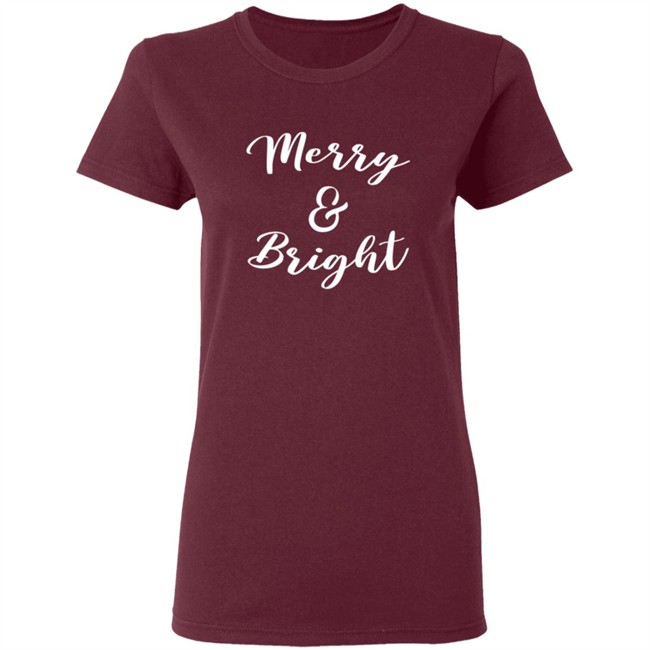 Elizabeth Roy Merry & Bright T Shirt Elizabeth Roy Merry & Bright T Shirt