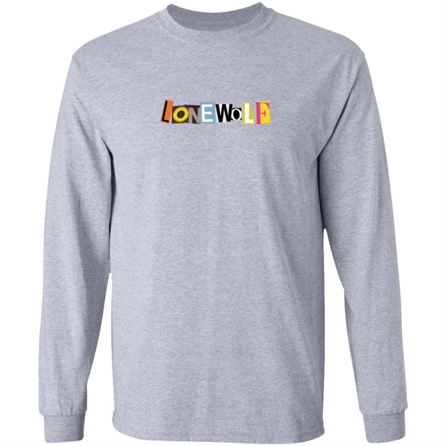 Lonewolf Merch Og Logo Hoodie In Light Blue Lonewolf Merch Og Logo Hoodie In Light Blue