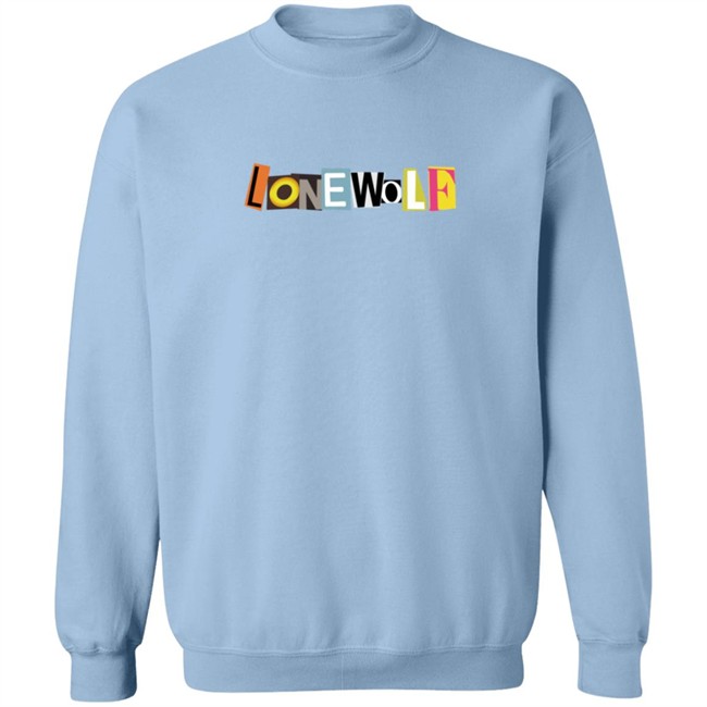 Lonewolf Merch Og Logo Hoodie In Light Blue Lonewolf Merch Og Logo Hoodie In Light Blue