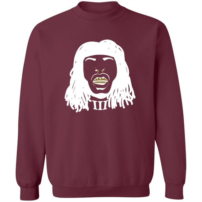 Alvin Kamara Merch Faceoff Black Tee Alvin Kamara Merch Faceoff Black Tee