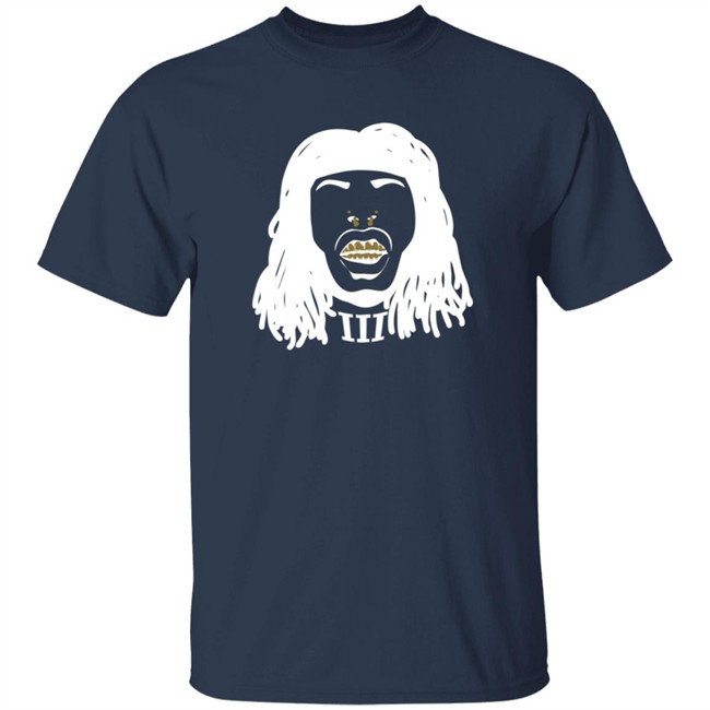 Alvin Kamara Merch Faceoff Black Tee Alvin Kamara Merch Faceoff Black Tee