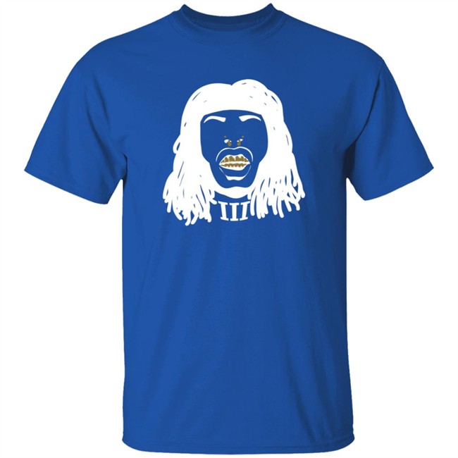 Alvin Kamara Merch Faceoff Black Tee Alvin Kamara Merch Faceoff Black Tee