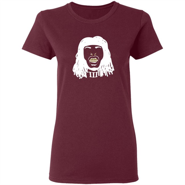 Alvin Kamara Merch Faceoff Black Tee Alvin Kamara Merch Faceoff Black Tee