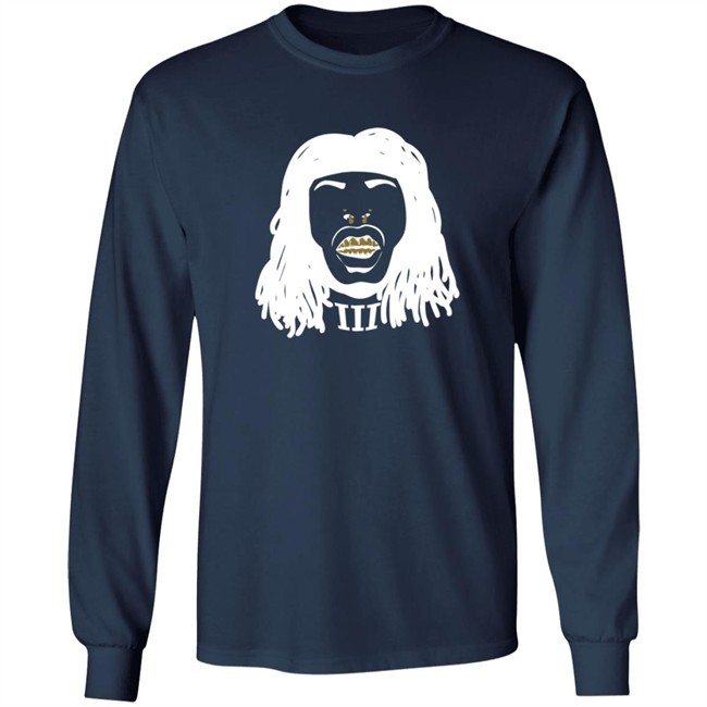 Alvin Kamara Merch Faceoff Black Tee Alvin Kamara Merch Faceoff Black Tee