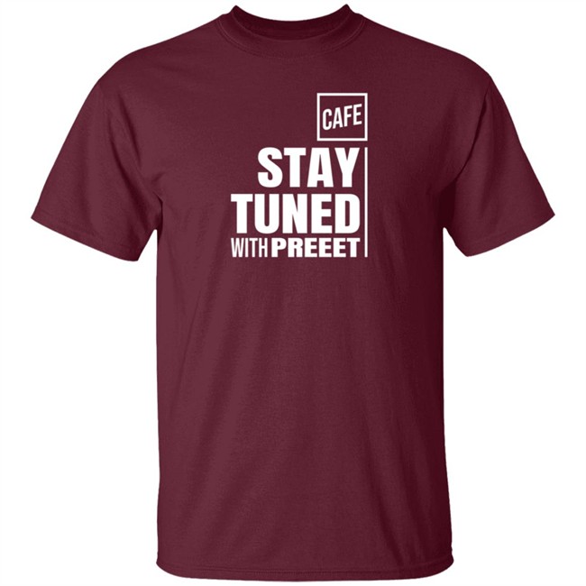 Cafe Shop Stay Tuned Tee Shirt Cafe Shop Stay Tuned Tee Shirt