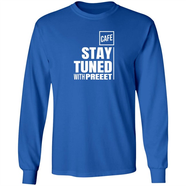 Cafe Shop Stay Tuned Tee Shirt Cafe Shop Stay Tuned Tee Shirt