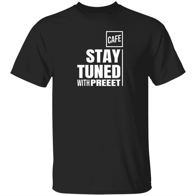 Cafe Shop Stay Tuned Tee Shirt Cafe Shop Stay Tuned Tee Shirt