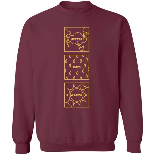 Alex Blesiv Merch Better Days Square Long Sleeve Tee Shirt Alex Blesiv Merch Better Days Square Long Sleeve Tee Shirt