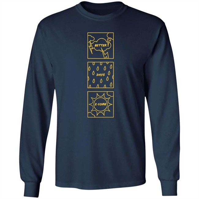 Alex Blesiv Merch Better Days Square Long Sleeve Tee Shirt Alex Blesiv Merch Better Days Square Long Sleeve Tee Shirt